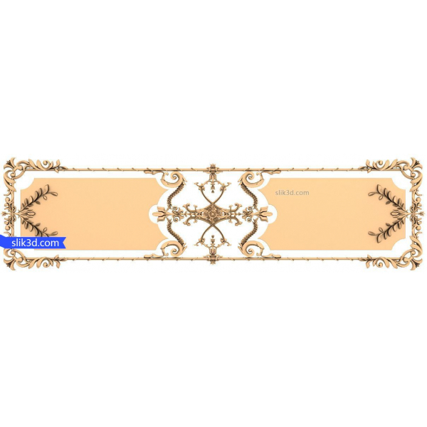 Elegance Panel 3D STL Model for CNC