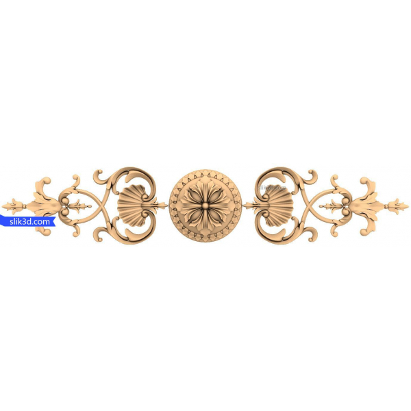 Ornamental Elegance - 3D STL Model for CNC Ornamental Elegance - 3D STL Model for CNC
