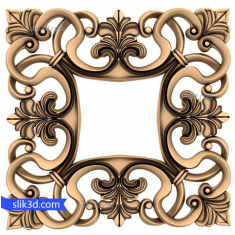Ornate Fleur Frame
