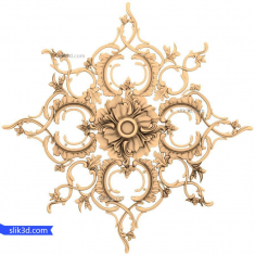 Rosette mit floraler Eleganz