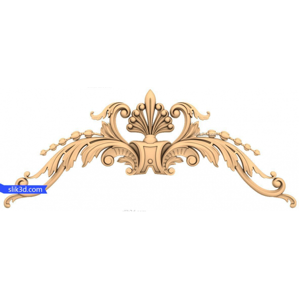 แบบจำลอง 3D STL Regal Acanthus Flourish สำหรับ CNC แบบจำลอง 3D STL Regal Acanthus Flourish สำหรับ CNC