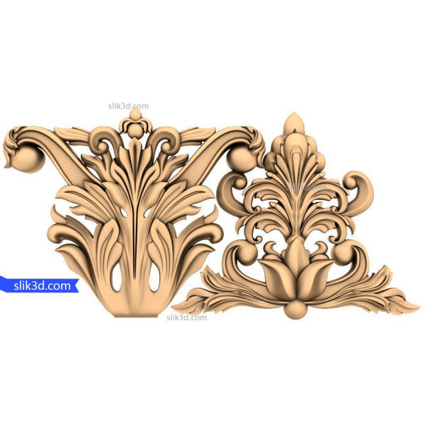 Barok Elegance 3D-panel til CNC-projekter Barok Elegance 3D-panel til CNC-projekter