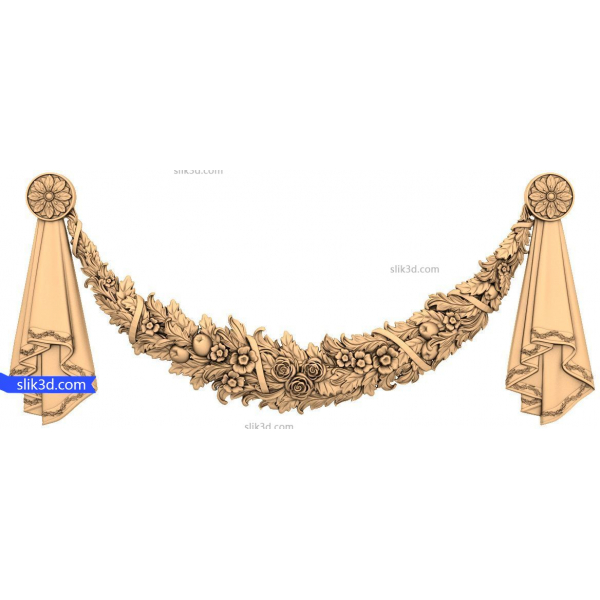 โมเดล 3D STL ม่านบังตาแบบหรูหราสำหรับ CNC โมเดล 3D STL ม่านบังตาแบบหรูหราสำหรับ CNC