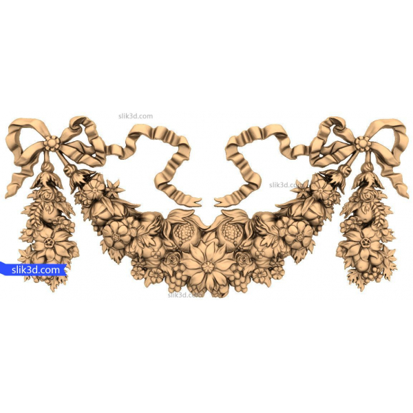 Blühende Eleganz Dekoratives 3D STL Modell für CNC Blühende Eleganz Dekoratives 3D STL Modell für CNC