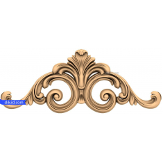 Baroque Swirl Crest