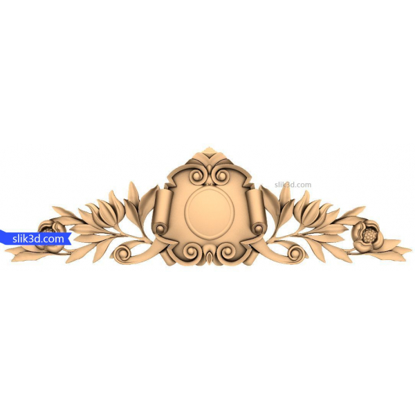Floral Elegance Decorative Panel 3D STL Model Floral Elegance Decorative Panel 3D STL Model