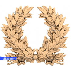 Elegancia de la corona de laurel