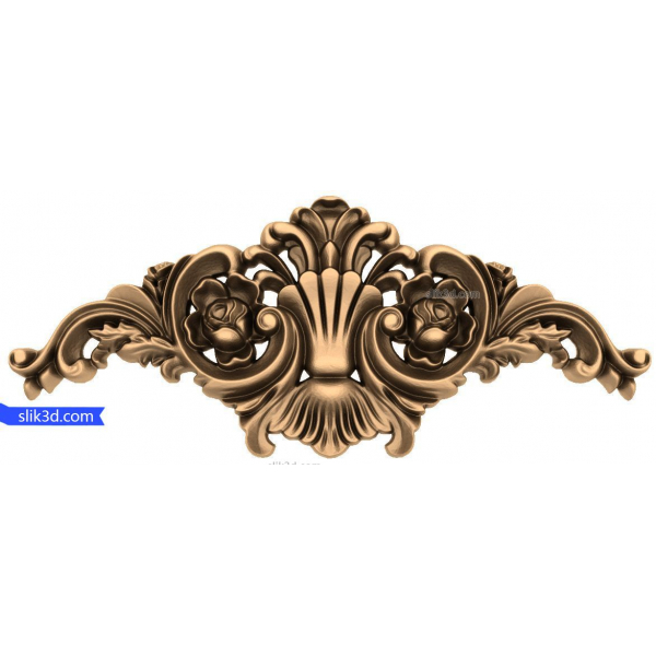 Vynikající 3D STL model květinového hřebenu Harmony pro CNC Vynikající 3D STL model květinového hřebenu Harmony pro CNC