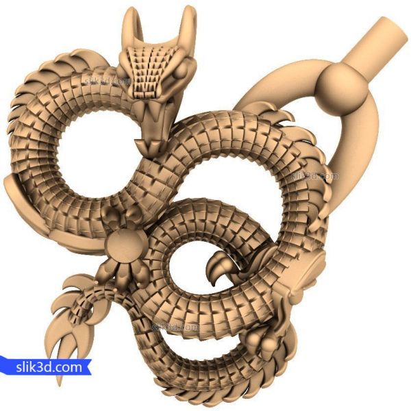 مار چرخش 3D STL مدل های CNC