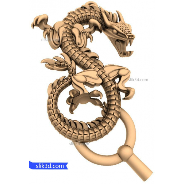 ውስብስብ እባብ ጠባቂ Dragon 3D STL ሞዴል ለ CNC ውስብስብ እባብ ጠባቂ Dragon 3D STL ሞዴል ለ CNC