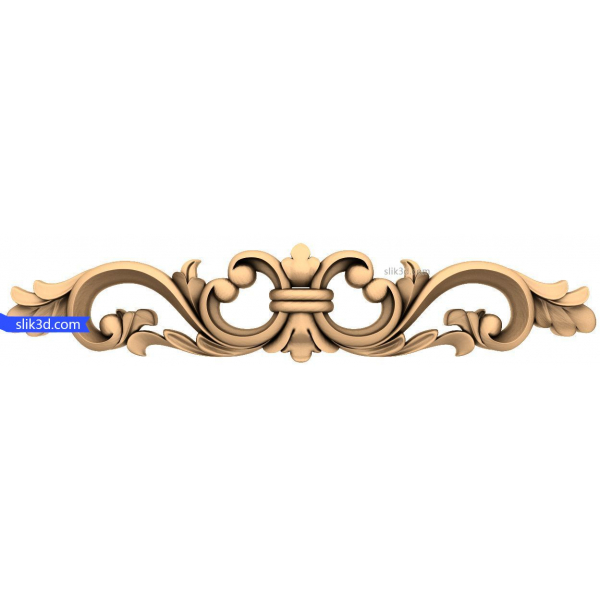 Baroque Elegance Decor Panel 3D STL Model for CNC Baroque Elegance Decor Panel 3D STL Model for CNC