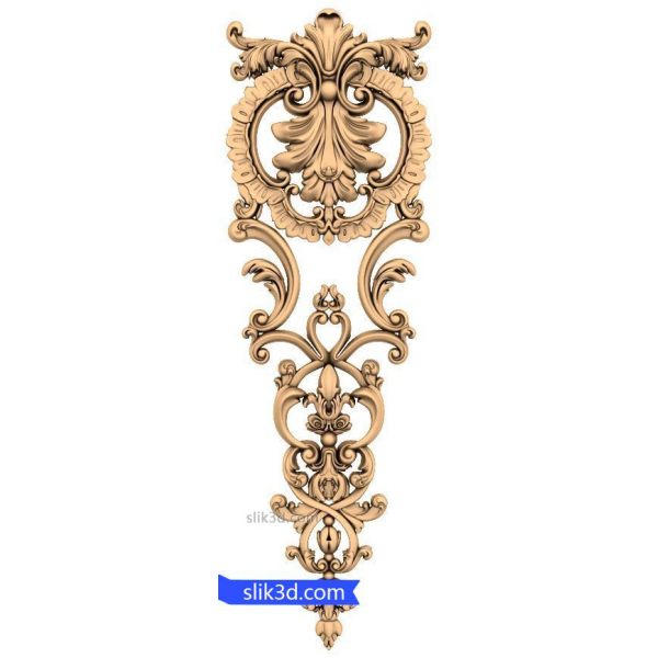 Barok Elegance 3D STL-model til CNC-routere Barok Elegance 3D STL-model til CNC-routere
