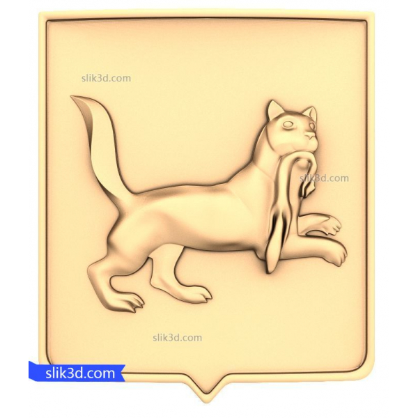 Hunter's Emblem - 3D STL-model til CNC