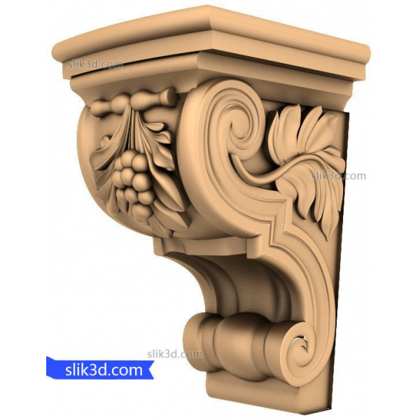 คอร์เบลประดับตกแต่ง Elegance สำหรับเครื่อง CNC และการพิมพ์ 3 มิติ คอร์เบลประดับตกแต่ง Elegance สำหรับเครื่อง CNC และการพิมพ์ 3 มิติ