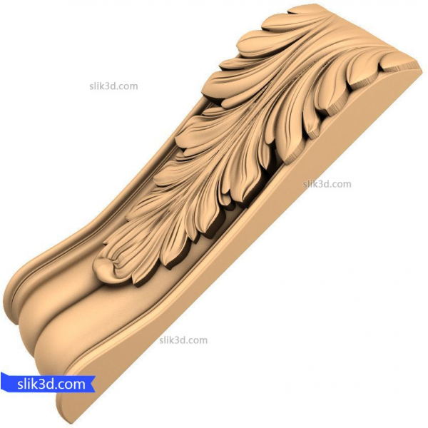 Leafy Grace Eckhalterung 3D STL Modell für CNC Leafy Grace Eckhalterung 3D STL Modell für CNC