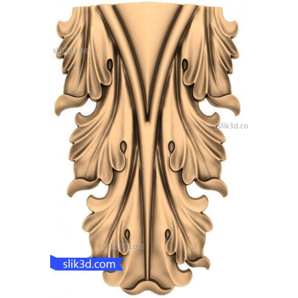 Elegant Acanthus Leaf Corbel 3D Model for CNC Elegant Acanthus Leaf Corbel 3D Model for CNC