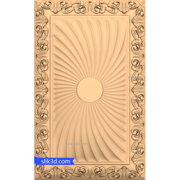 โมเดล 3D STL ของ Radiant Elegance Panel สำหรับเครื่อง CNC โมเดล 3D STL ของ Radiant Elegance Panel สำหรับเครื่อง CNC
