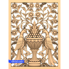 Pavoni decorati e sinfonia floreale