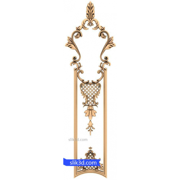 Elegance i Flourish Dekorativ Panel 3D STL Model Elegance i Flourish Dekorativ Panel 3D STL Model