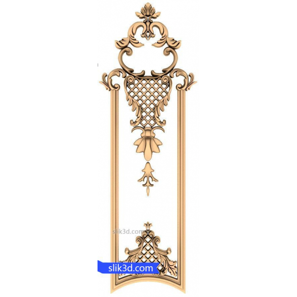 Elegantes Filigranpanel 3D STL Modell Elegantes Filigranpanel 3D STL Modell
