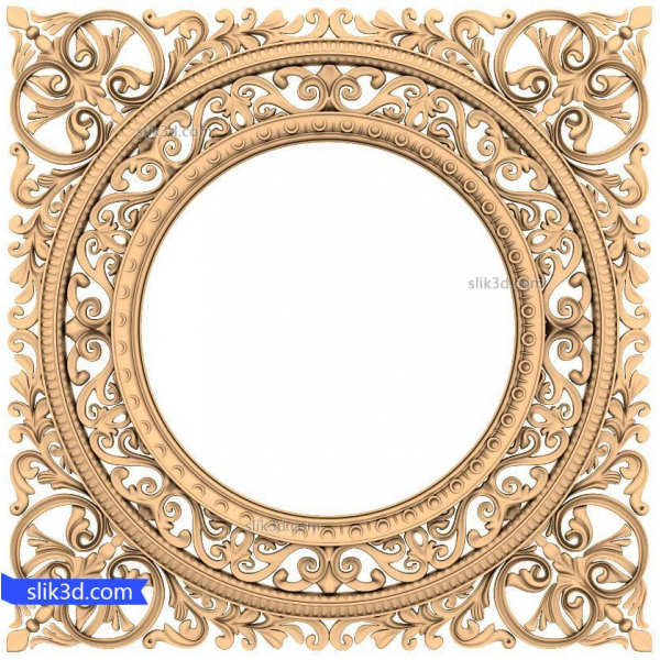 Modello STL 3D Renaissance Elegance per CNC Modello STL 3D Renaissance Elegance per CNC