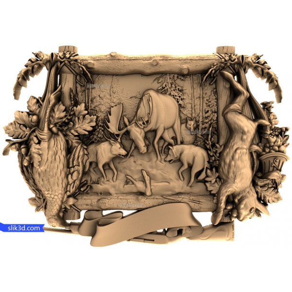 Forest Harmony 3D Reliefmodell für CNC Forest Harmony 3D Reliefmodell für CNC