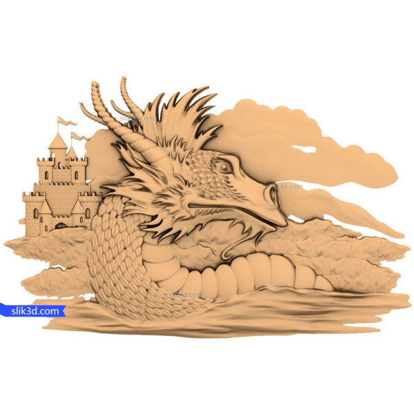 CNC 라우터용 Mystic Guardian 3D STL 모델