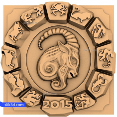 Capricorn Zodiac Panel
