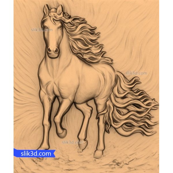 Majestic Stallion 3D STL model pro CNC Majestic Stallion 3D STL model pro CNC
