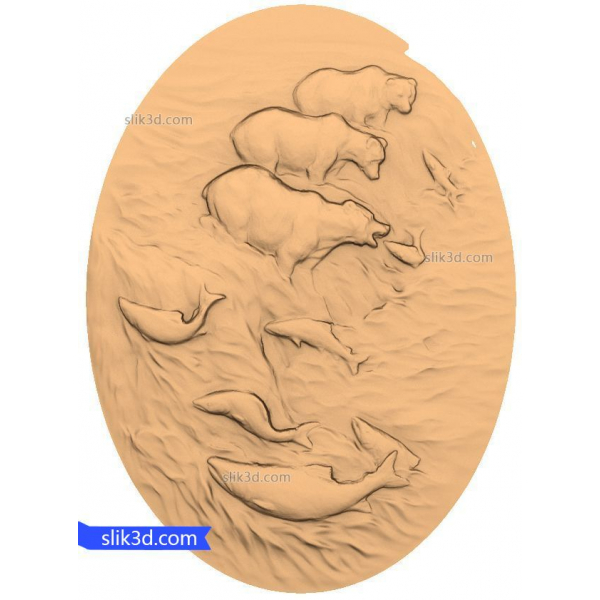 3D model divoké vodní krajiny 3D model divoké vodní krajiny