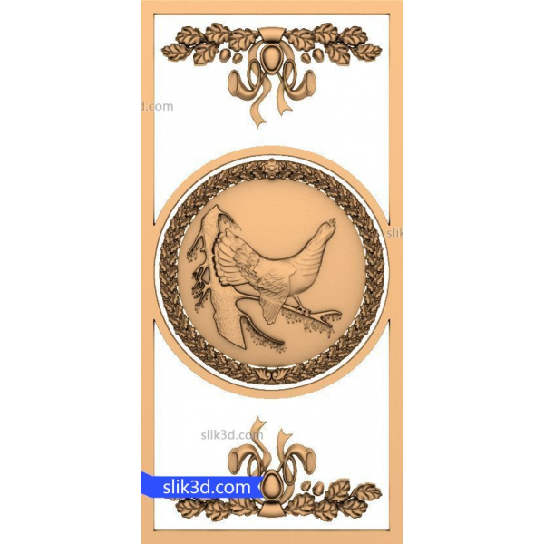 Majestic Pheasant Panel - Model 3D STL pentru mașini CNC Majestic Pheasant Panel - Model 3D STL pentru mașini CNC