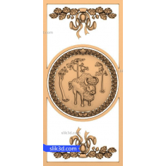 Majestic Bison Relief