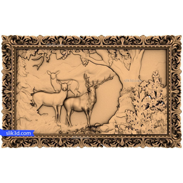 Forest Majesty - Forbløffende 3D Woodland Scene til CNC Forest Majesty - Forbløffende 3D Woodland Scene til CNC