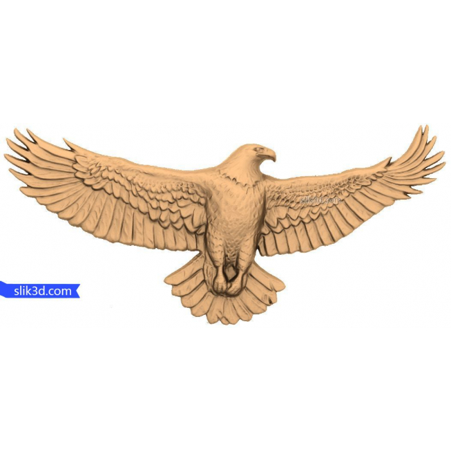 Character "eagle #4" | STL - 3D model for CNC
