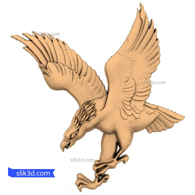 Character "eagle #6" | STL - 3D model for CNC