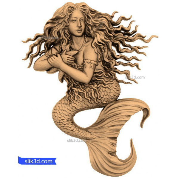 Ocean's Muse - 3D STL Model for CNC Ocean's Muse - 3D STL Model for CNC