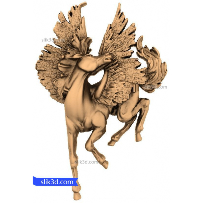 Character "Fairy horse #2" | STL - 3D model for CNC