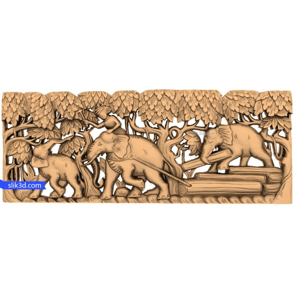 Jungle Expedition 3D Model STL for CNC Jungle Expedition 3D Model STL for CNC