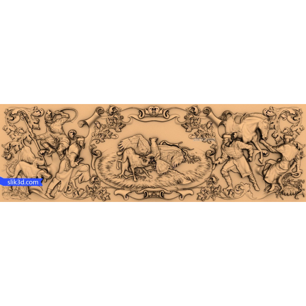Epic Battle Relief 3D STL Model