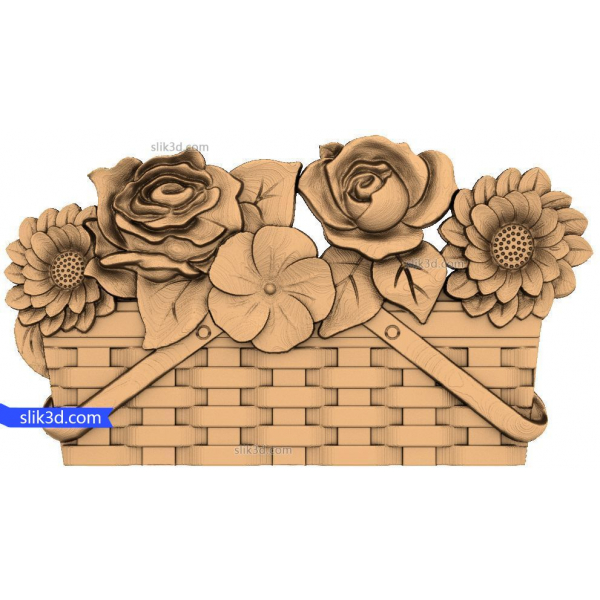 Květinový košík Delight 3D model STL Květinový košík Delight 3D model STL