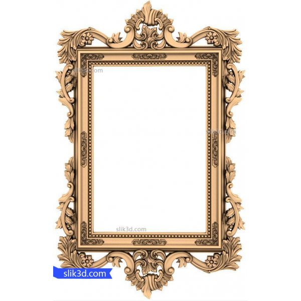 Rama Baroque Elegance - Model 3D STL dla CNC