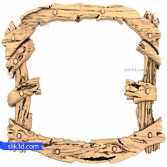 Rustic Woodland Frame