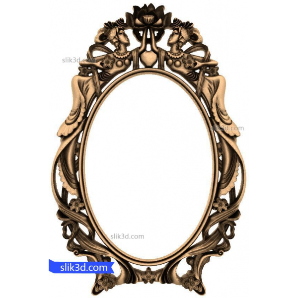 Mystical Muses Frame 3D STL Model for CNC Mystical Muses Frame 3D STL Model for CNC
