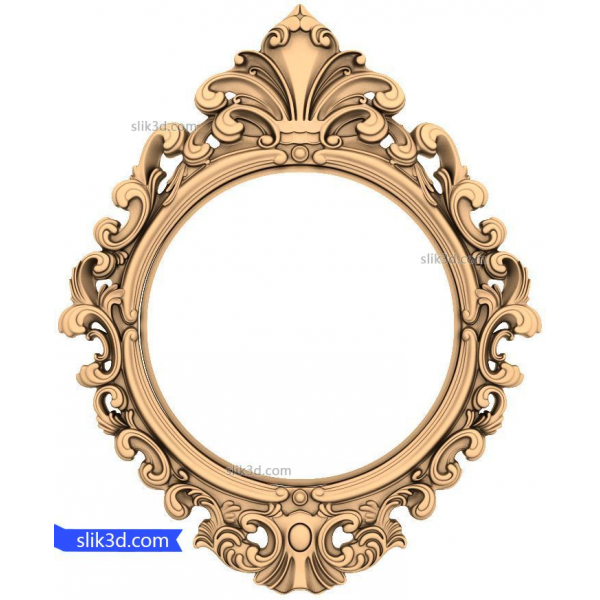 Baroque Elegance Frame - 3D STL model za CNC Baroque Elegance Frame - 3D STL model za CNC