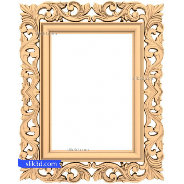 Regal Flourish Frame 3D STL Modell für CNC Regal Flourish Frame 3D STL Modell für CNC