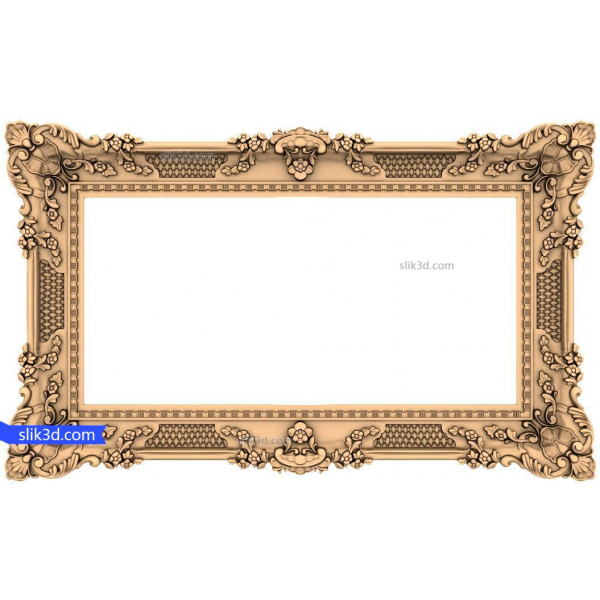 Royal Elegance Frame 3D STL model pro CNC Royal Elegance Frame 3D STL model pro CNC