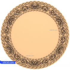 Ornate Floral Mirror Frame