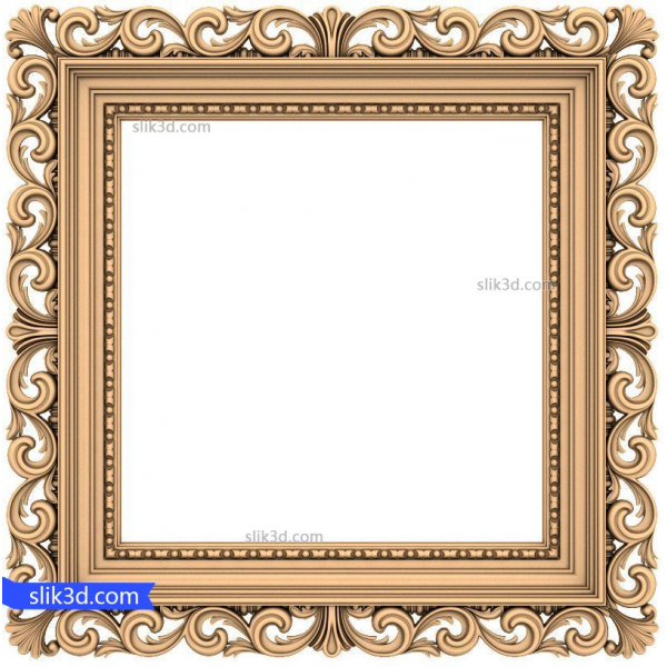 با شکوه مزین قاب 3D مدل با شکوه مزین قاب 3D مدل