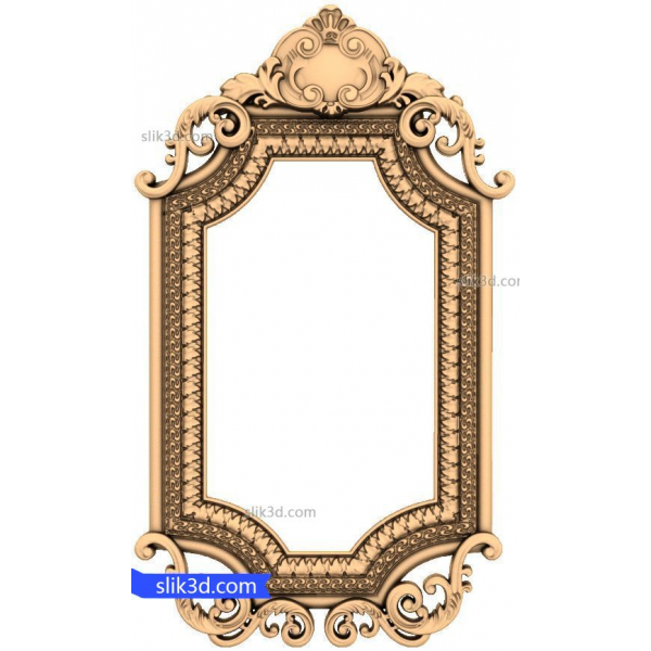 ظریف باروک قاب 3D STL مدل ظریف باروک قاب 3D STL مدل