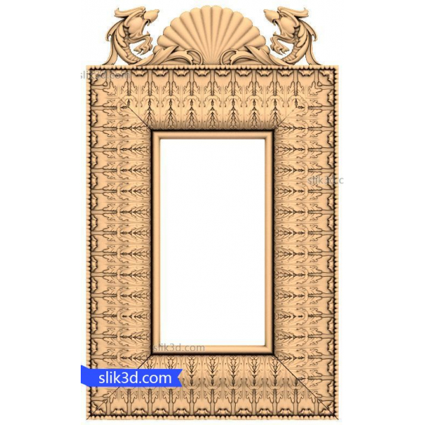 Nautical Elegance Frame STL Model Nautical Elegance Frame STL Model